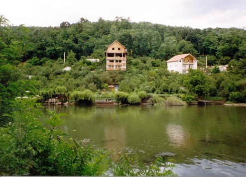 View across the Cerna River