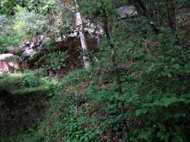 Combe Grenal overhang and trench