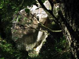 Combe Grenal overhang and trench