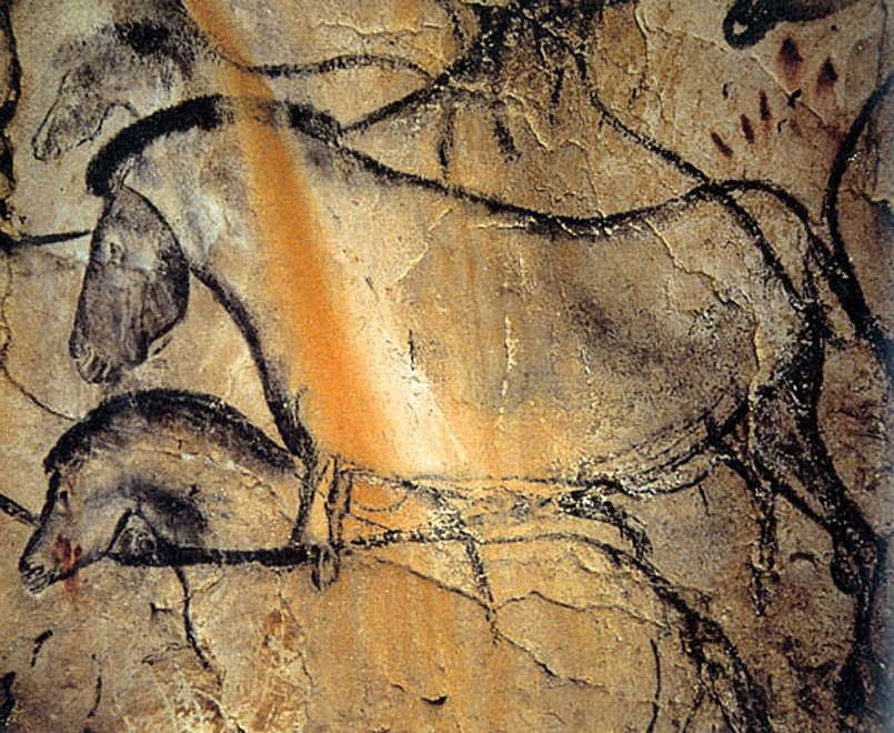 ancient cave paintings of mermaids