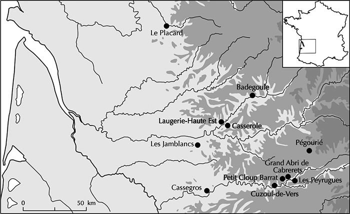 Cassegros location map