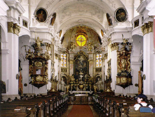 Inside Durnstein Church
