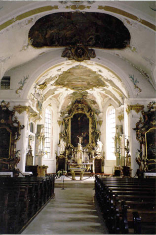 Inside Sigmaringen Church