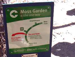 Moss Garden sign
