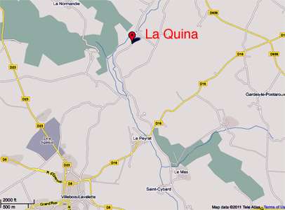 La Quina map