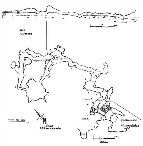 Cueva del Buxu plan Fig 1