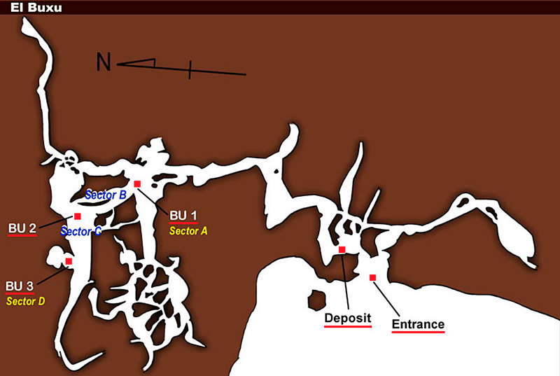 Cueva del Buxu plan