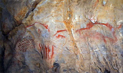Cueva del Pindal horse and bison