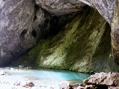 Kapova Cave Blue Lake