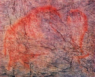 Kapova Cave Mammoth painting