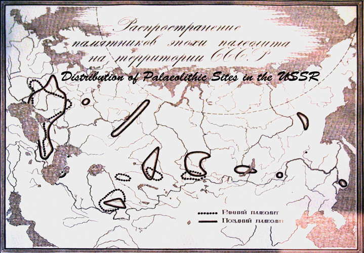 Distribution of Palaeolithic Sites in the USSR 