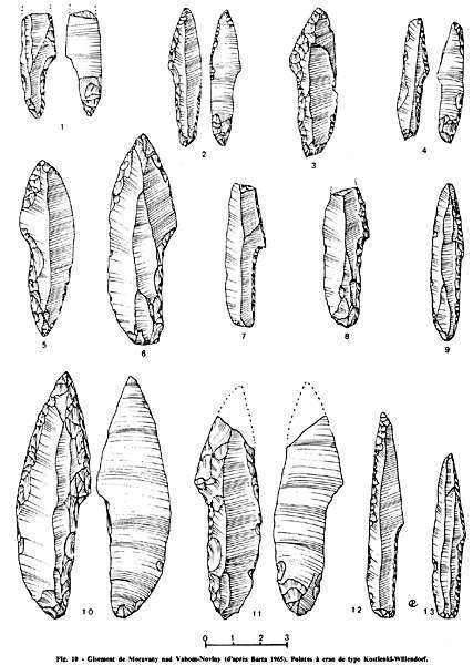 Moravany shouldered points