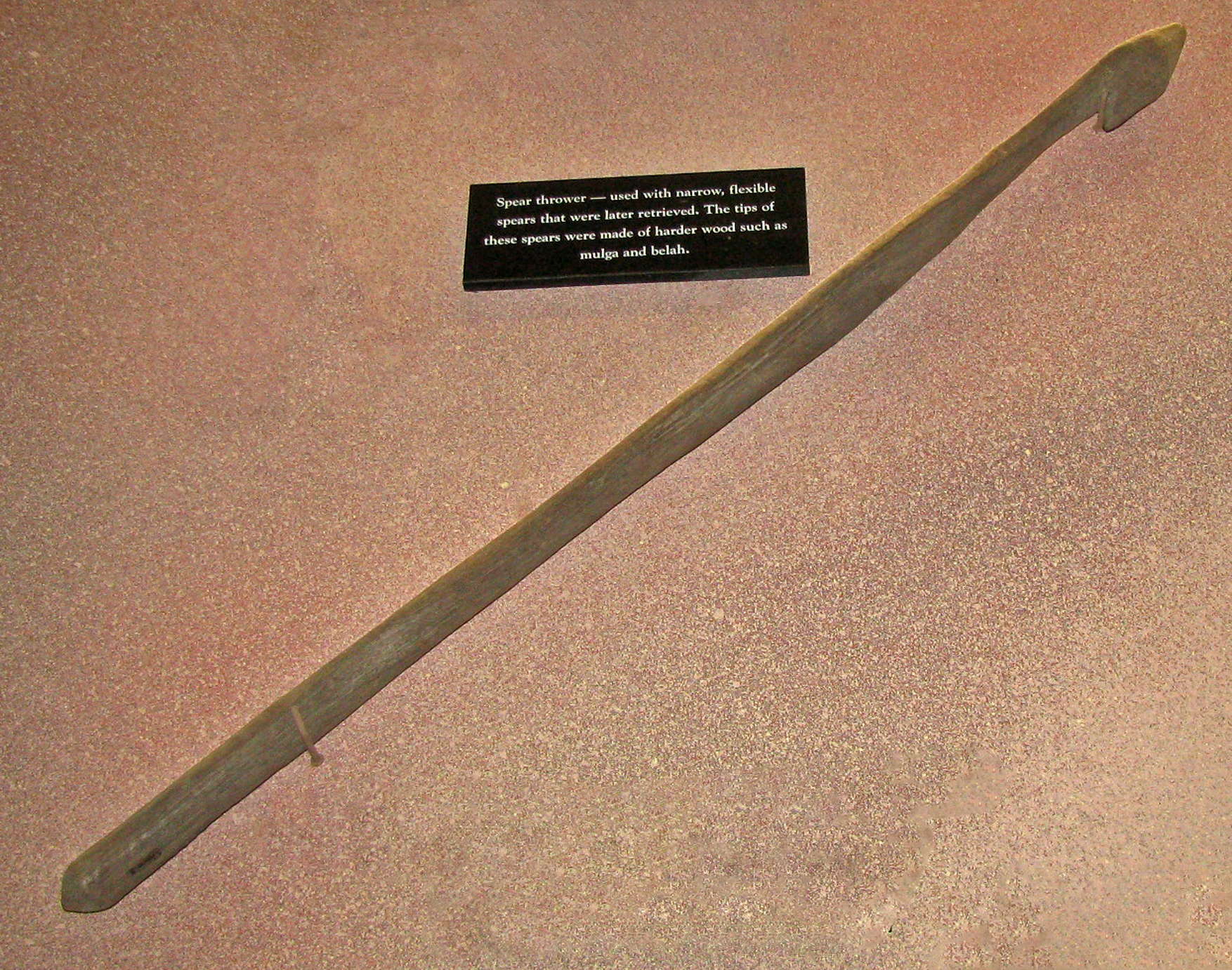 prehistoric spear thrower