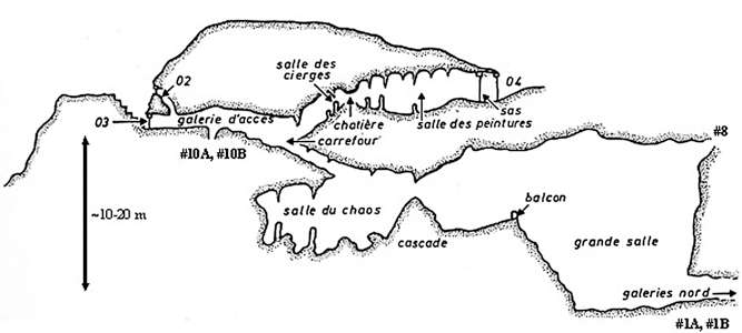 Villars Cave cross section coupe