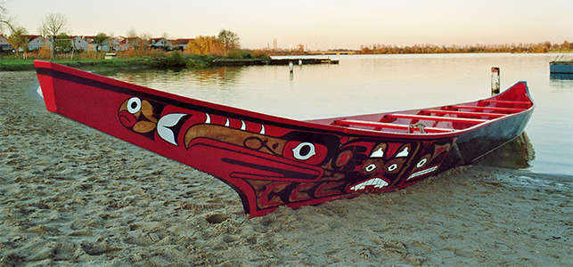 Haida canoe