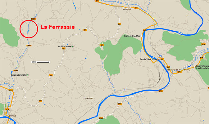 La Ferrassie map