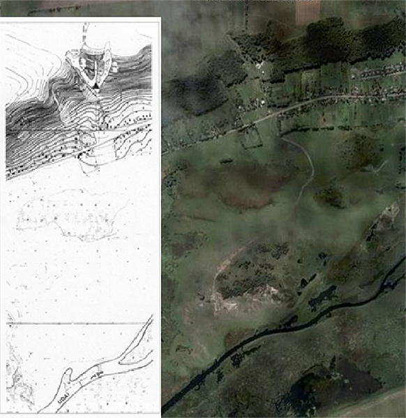 Topo and google earth of Gontsky  