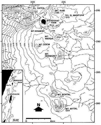 Berekhat Ram map