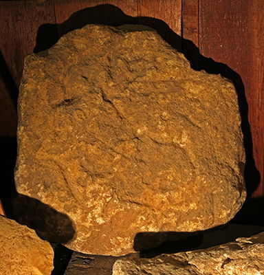 Abri La Souquette carved bison