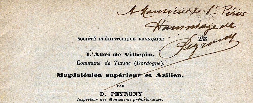 Villepin peyrony signature