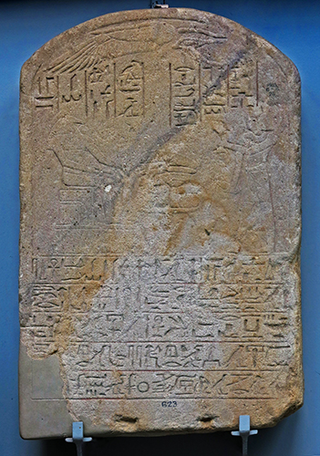Sandstone stela of Usersatet