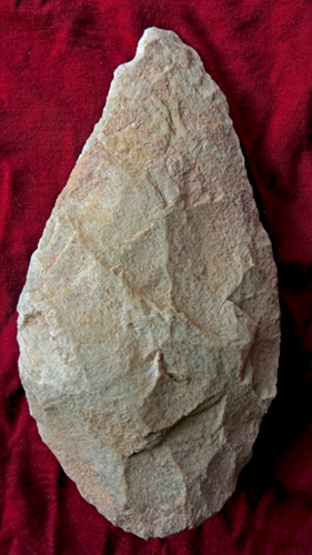 Acheulian handaxe from North Africa