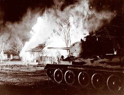 T-34 Tank in the battle of Kursk 1943