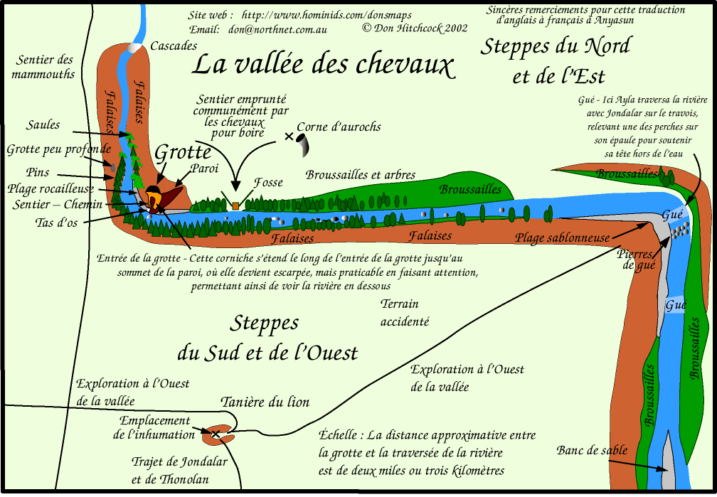 Map of the Valley of Horses